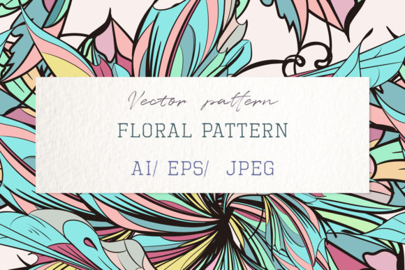 Abstract Pattern with Colorful Ornament: A Versatile Design Element