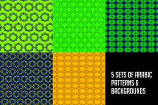 Arabic Pattern Seamless Backgrounds for Modern Design