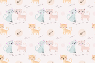 Beautiful Cute Cat Seamless Pattern: A Versatile Design for Creative Projects
