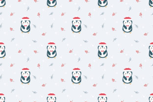 Cute Penguin in Winter Season Seamless Pattern: A Creative Design Resource