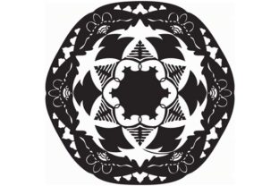 Mandala Vector Art Pattern Black 2: A Modern Design Staple