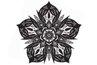 Mandala Vector Art Pattern Black 37: A Versatile Design for Creative Expression