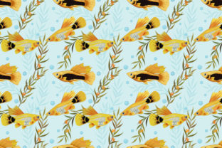 Molly Tropical Aquarium Fish Pattern