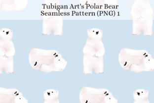 Polar Bear Seamless Pattern: A Versatile Design for Fabric Printing