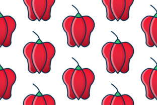 Seamless Bell Pepper Design