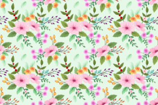 Seamless Colorful Flowers Vector Design