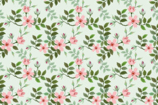 Wild Rose Vector Seamless Pattern: A Versatile Design for Creative Projects